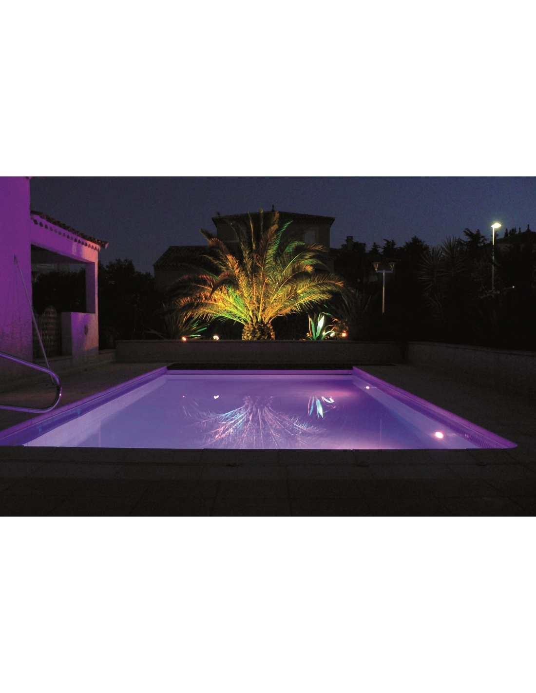 Spot led pour piscine bois multicolore, 35 W